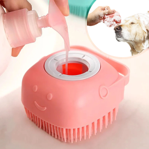 Cane Lavaggio Bagno Spazzola Doccia Shampoo Scrubber