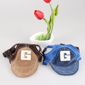 cappello per cani, berretto da baseball per cani, cappelli per cani con fori per le orecchie, berretto da baseball per cani, cappello per animali domestici