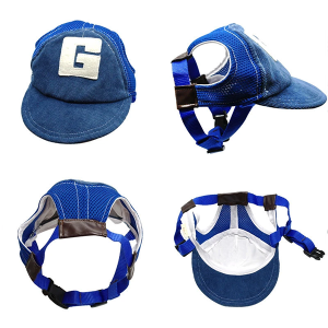 cappello per cani, berretto da baseball per cani, cappelli per cani con fori per le orecchie, berretto da baseball per cani, cappello per animali domestici