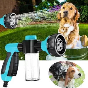 spruzzatore per cani, attacco per doccia per cani, attacco per tubo di lavaggio per cani, spruzzatore per doccia per cani