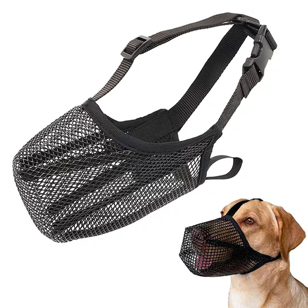 museruola per cani, copri bocca per cani, museruola anti abbaio, museruola regolabile per cani, museruola anti morso