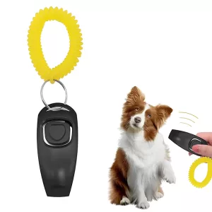 Fischietto E Clicker 2-in-1 Per l'addestramento Dei Cani
