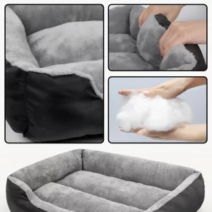 letto per cani, letto per cani lavabile, materasso per cani, letto per cani in peluche, letto per cani riscaldante, letto per cani a rettangolo