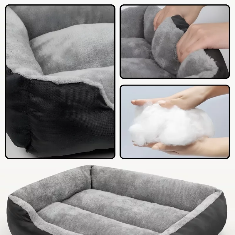 letto per cani, letto per cani lavabile, materasso per cani, letto per cani in peluche, letto per cani riscaldante, letto per cani a rettangolo