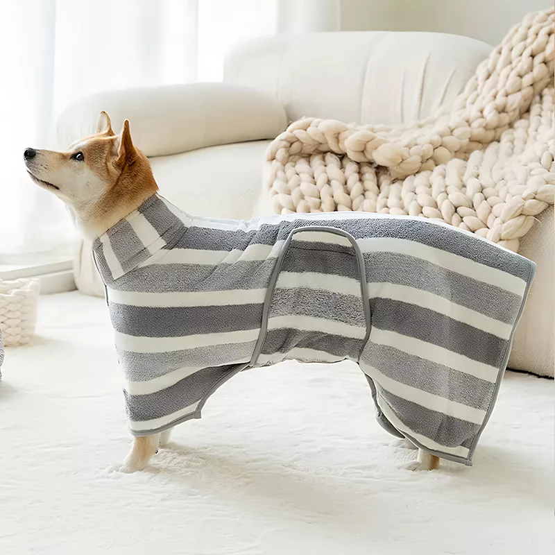 accappatoio per cani, mantella asciugamano per cani, telo da bagno per cani, asciugamano per cani superassorbente
