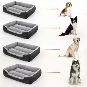 letto per cani, letto per cani lavabile, materasso per cani, letto per cani in peluche, letto per cani riscaldante, letto per cani a rettangolo