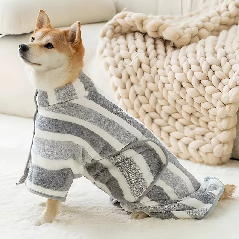 accappatoio per cani, mantella asciugamano per cani, telo da bagno per cani, asciugamano per cani superassorbente