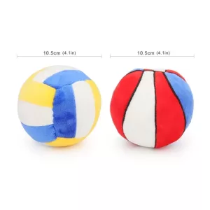 giocattolo cigolante per cani, giocattolo a forma di palla per cani, pallone da calcio per cani