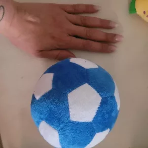 Recensione del Pallone da Calcio per Cani Giocattolo Morbido e Cigolante dal cliente F******r.