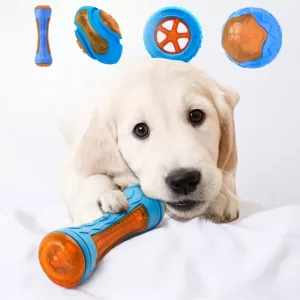 giocattolo interattivo per cani, giocattolo da masticare per cani, giocattolo per la pulizia dei denti per cani