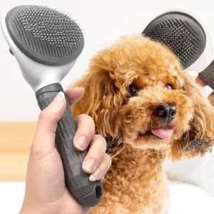 spazzola per cani, pettine per cani, spazzola per la rimozione dei peli, spazzola autopulente per cani