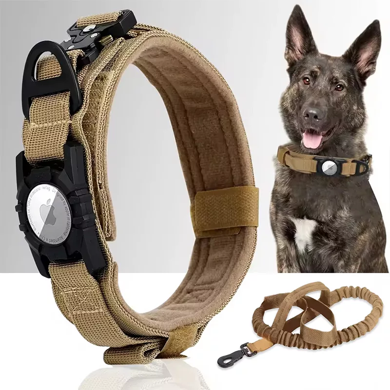 collare per cani airtag, collare per cani tattico, collare per cani impermeabile, collare per cani con maniglia, collare per cani con porta airtag, collare per cani militare
