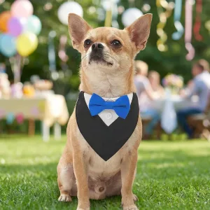 Collare regolabile per cani con papillon da smoking