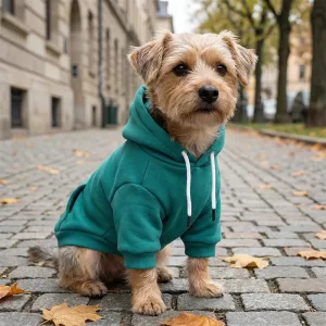 Felpa con Cappuccio per Cani in Cotone Morbido ed Elegante