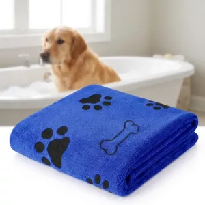 Carino asciugamano per cani in microfibra ad asciugatura rapida