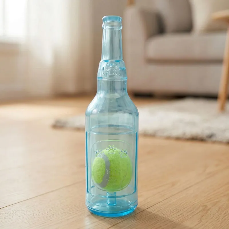 bottle with ball inside for dogs