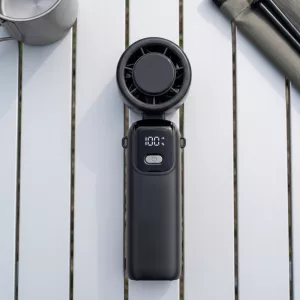 Mini ventilatore rinfrescante portatile, ricaricabile, da tenere in mano e indossabile per cani