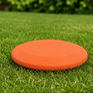 Frisbee luminoso per cani, disco volante giocattolo da addestramento