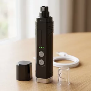 Lima elettrica professionale ricaricabile per unghie di cani con LED