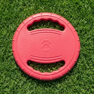 Giocattolo disco volante frisbee dai colori vivaci per cani