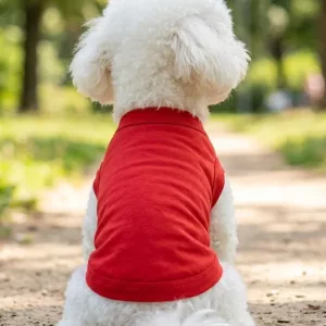 T-shirt estiva in cotone per cani