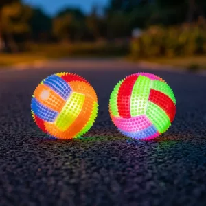 Set da 2 palline luminose per cani, giocattolo interattivo