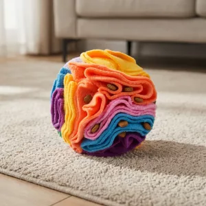 Giocattolo puzzle interattivo a palla snuffle per premi per cani