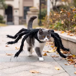 Divertente costume da ragno per gatti